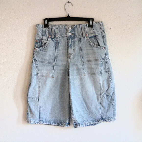 Free People We The Free Extreme Measures Barrel Shorts - Picture 7 of 16